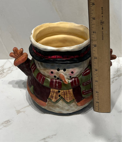 Snowman Planter
