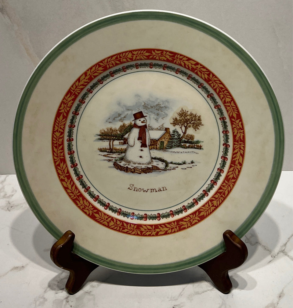 Villeroy And Boch Snowman Plate