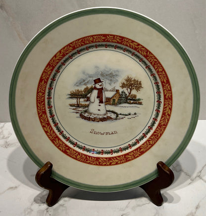 Villeroy And Boch Snowman Plate