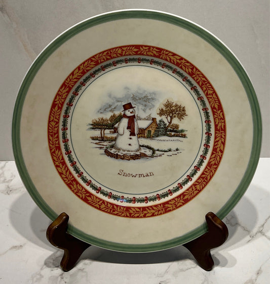 Villeroy And Boch Snowman Plate
