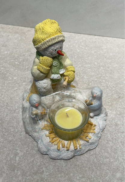 Snowman Candleholder