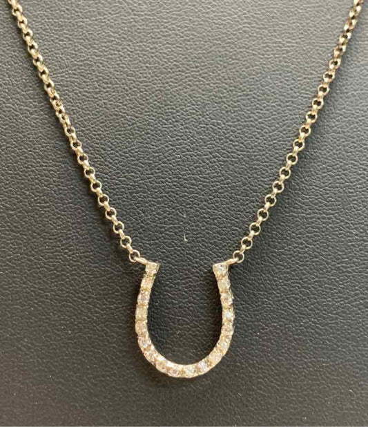 Sterling Lucky Horseshoe Necklace