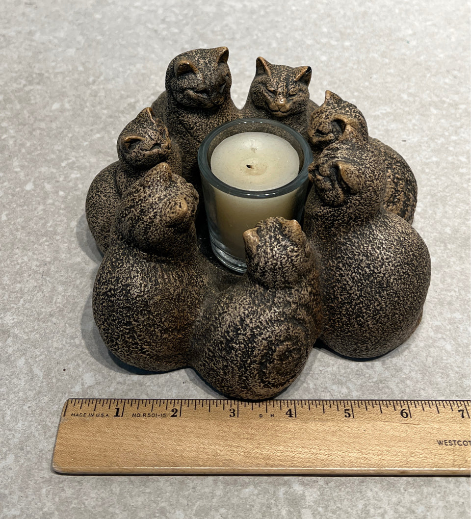 Windstone Cat Candleholder
