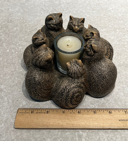 Windstone Cat Candleholder