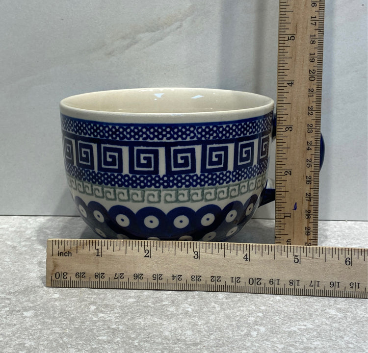 Polish Pottery Soup Mug