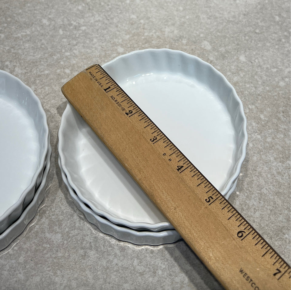 Set of 4 Crate And Barrel Dishes
