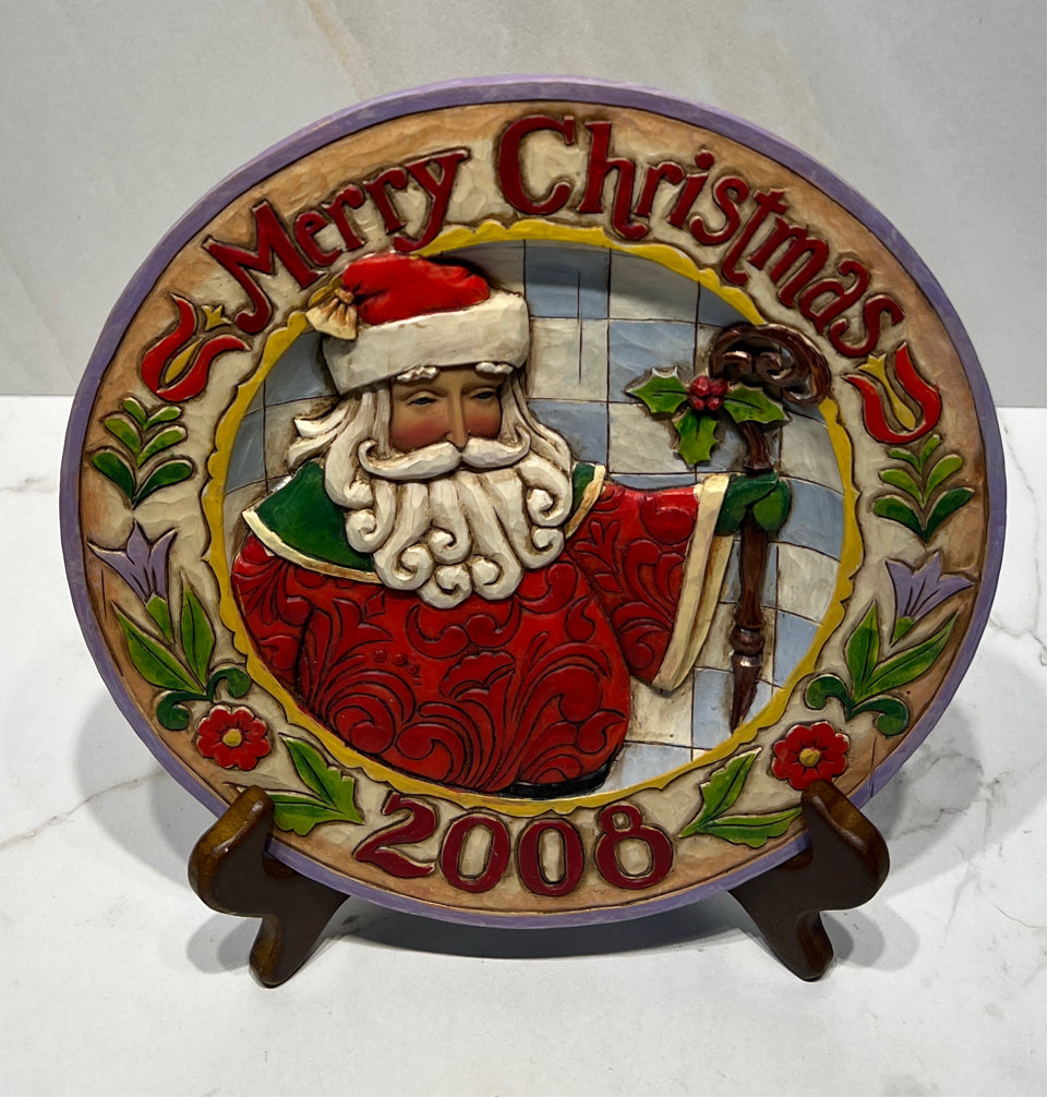 Jim Shore Christmas Plate