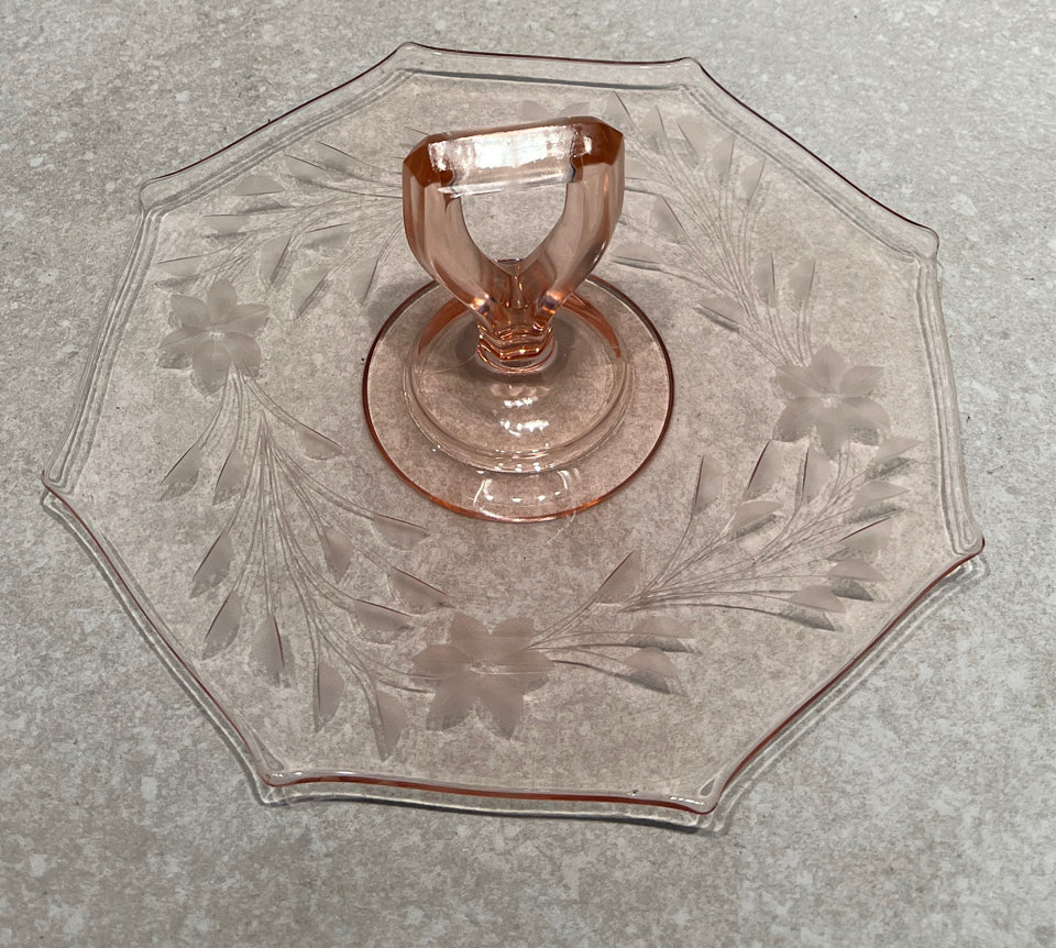 Handled Pink Dish