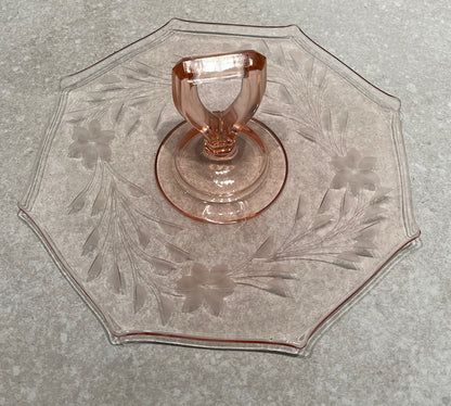 Handled Pink Dish