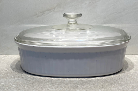 Covered Corningware Bowl