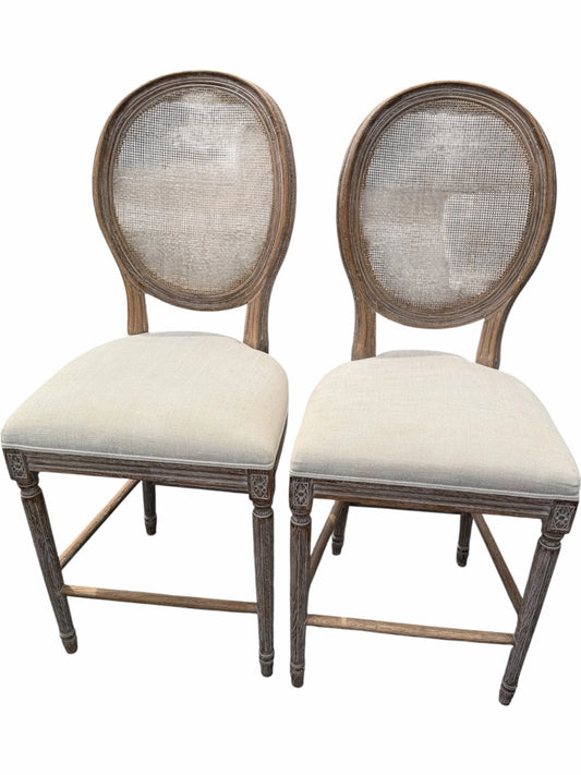 Set of 2 Restoration Hardware Stools