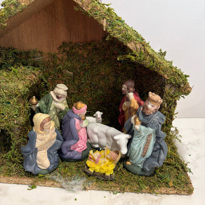 Nativty Scene With Creche