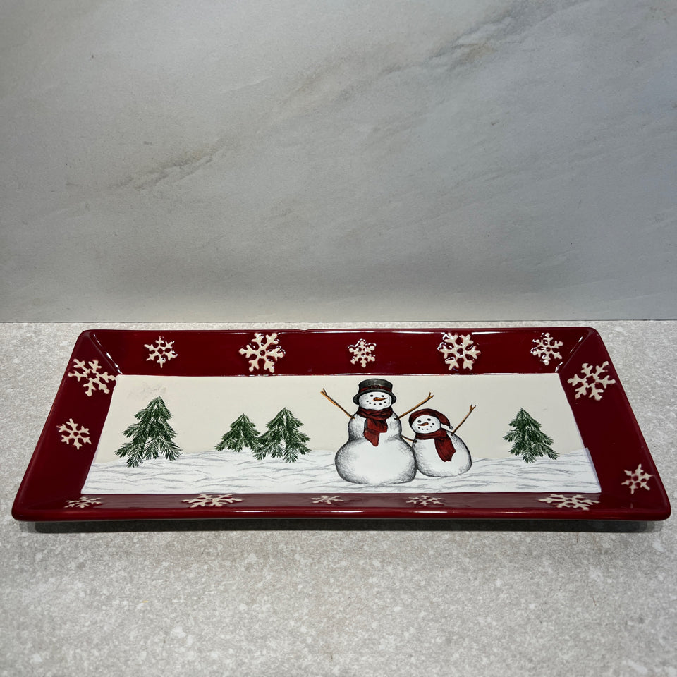 Snowman Tray