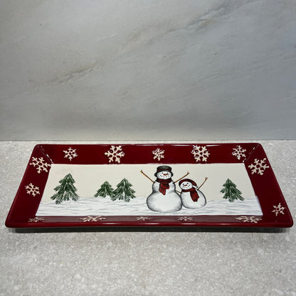 Snowman Tray