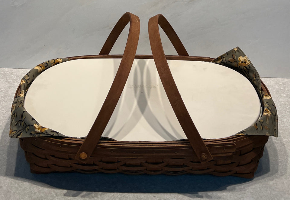 Longaberger Basket with Insert