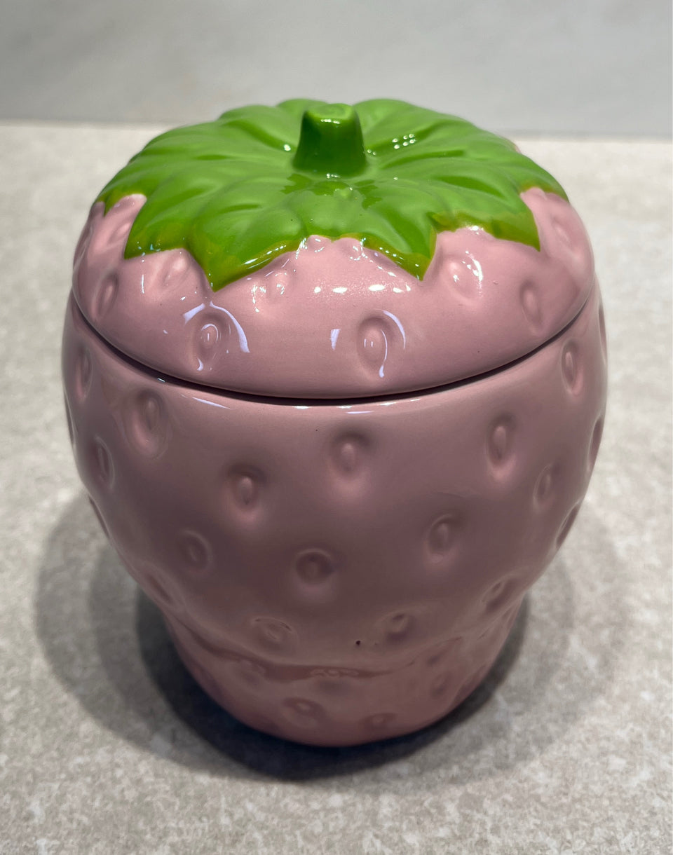 Covered Strawberry Jar