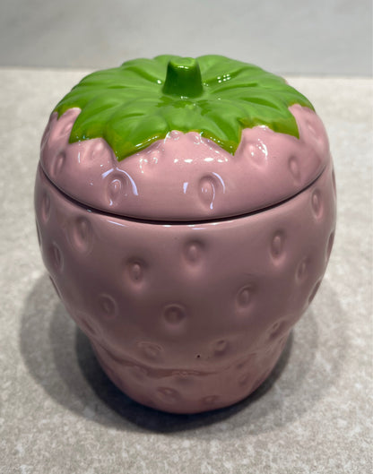 Covered Strawberry Jar