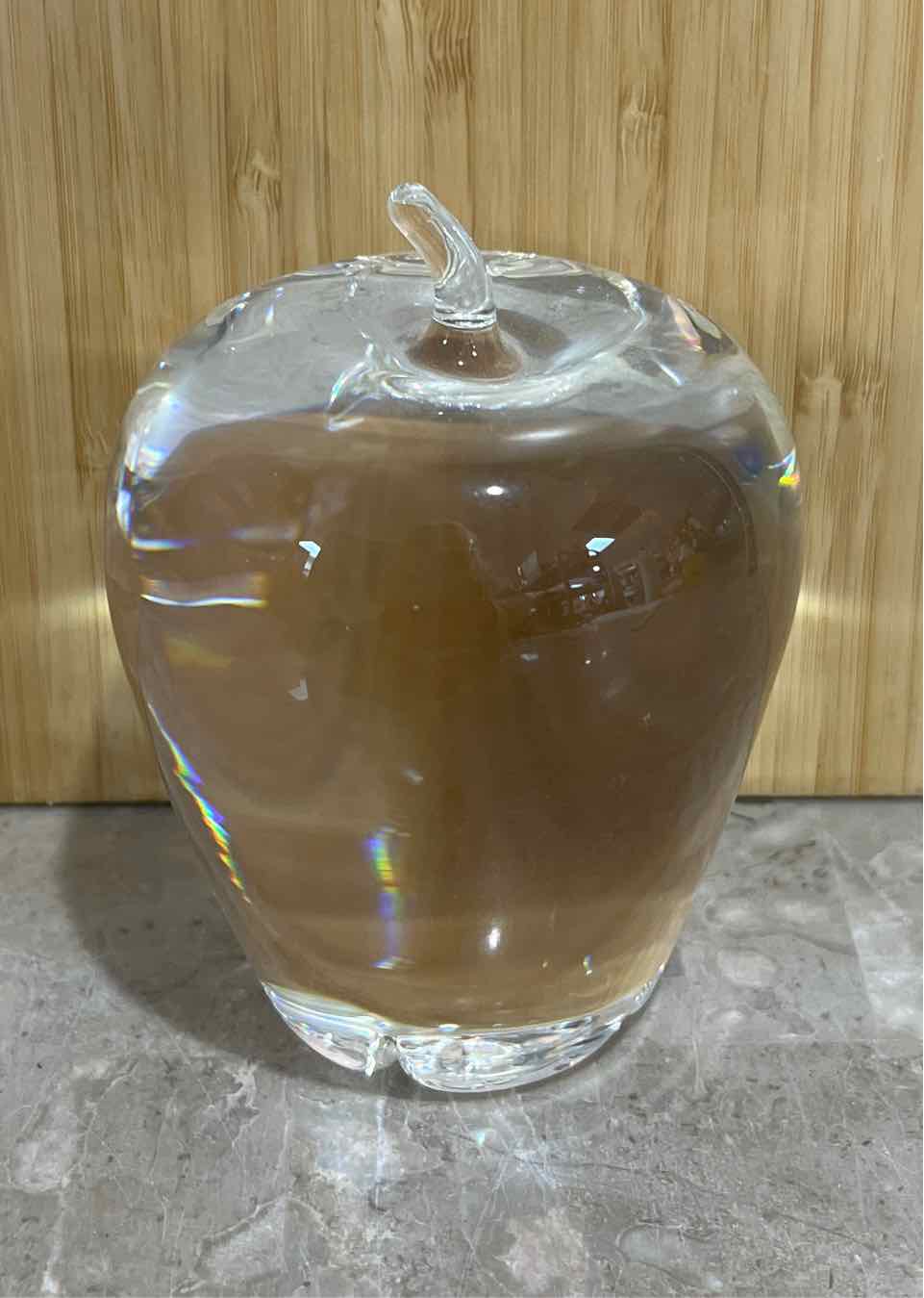 Steuben Apple Paperweight