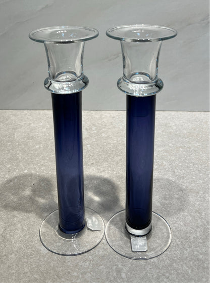 Set of 2 CRate and Barrel Candleholders