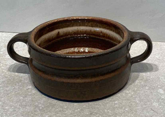 Handled Pottery Bowl