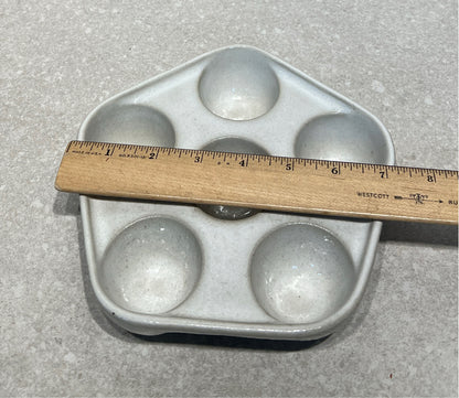 Bennington Pottery Egg Plate