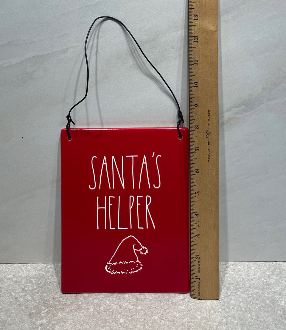 Rae Dunn Santa's Helper