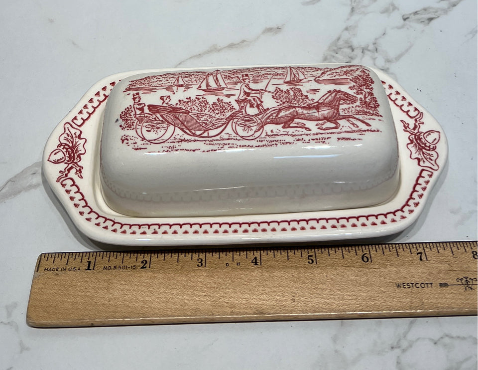 Memory Lane Butter Dish
