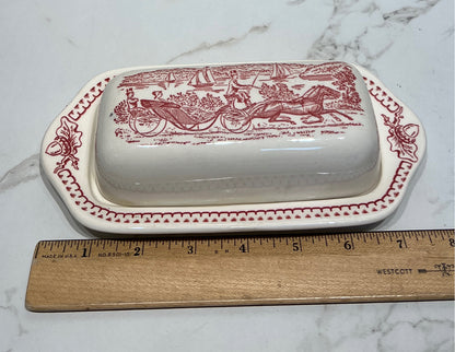 Memory Lane Butter Dish