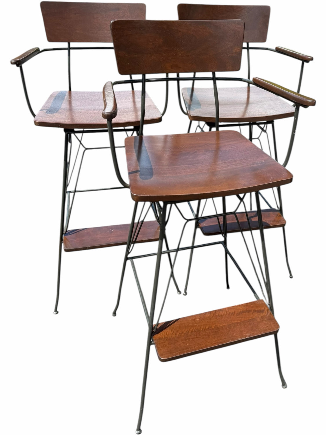 Set of 3 Crate and Barrel Barstools