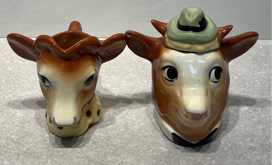 Elsie and Elmer Sugar and Creamer