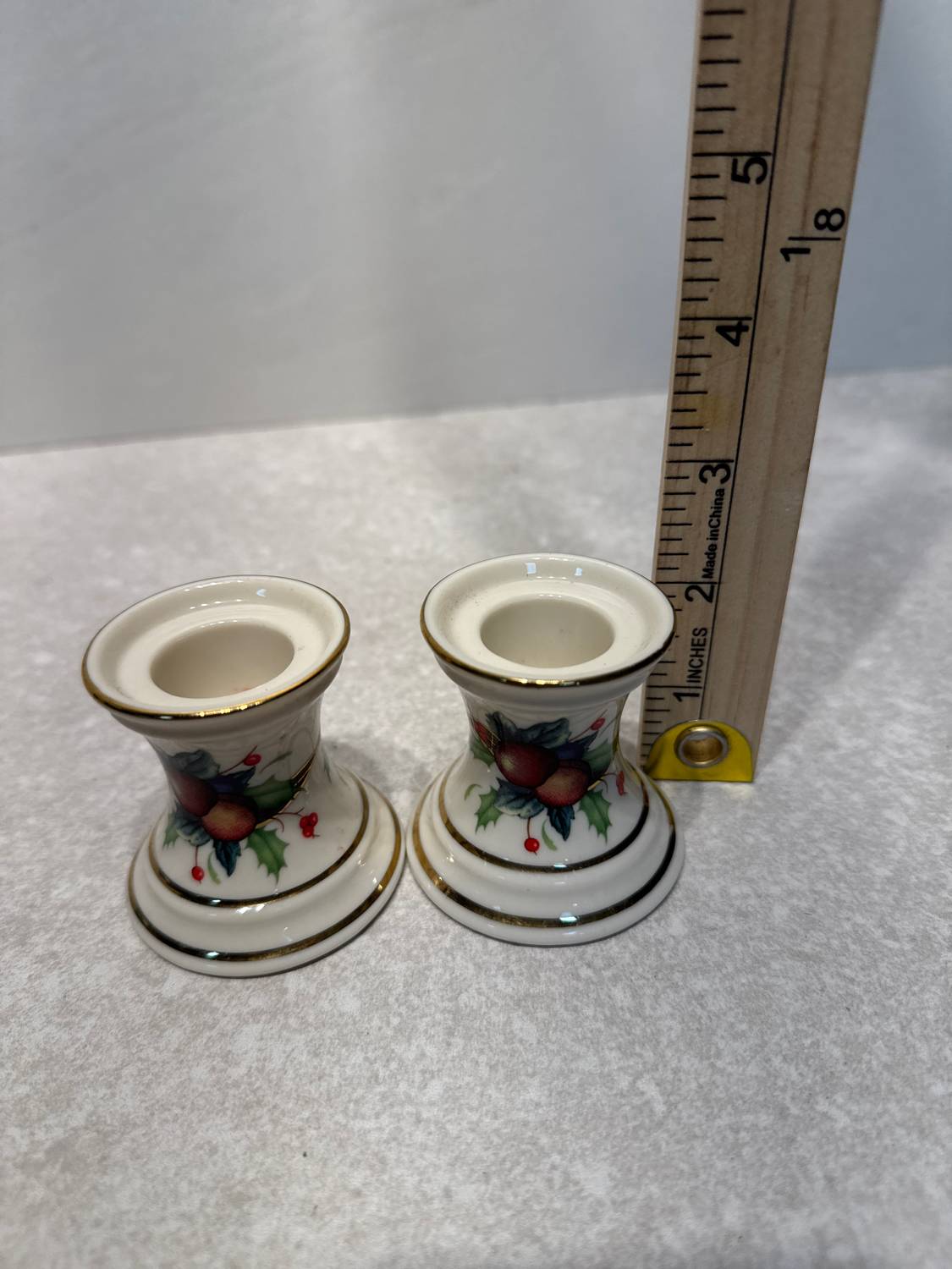 Lenox Tartan Candleholders - Pair
