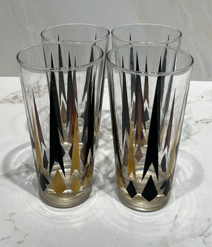 Set of 4 Golden Peaks Glasses