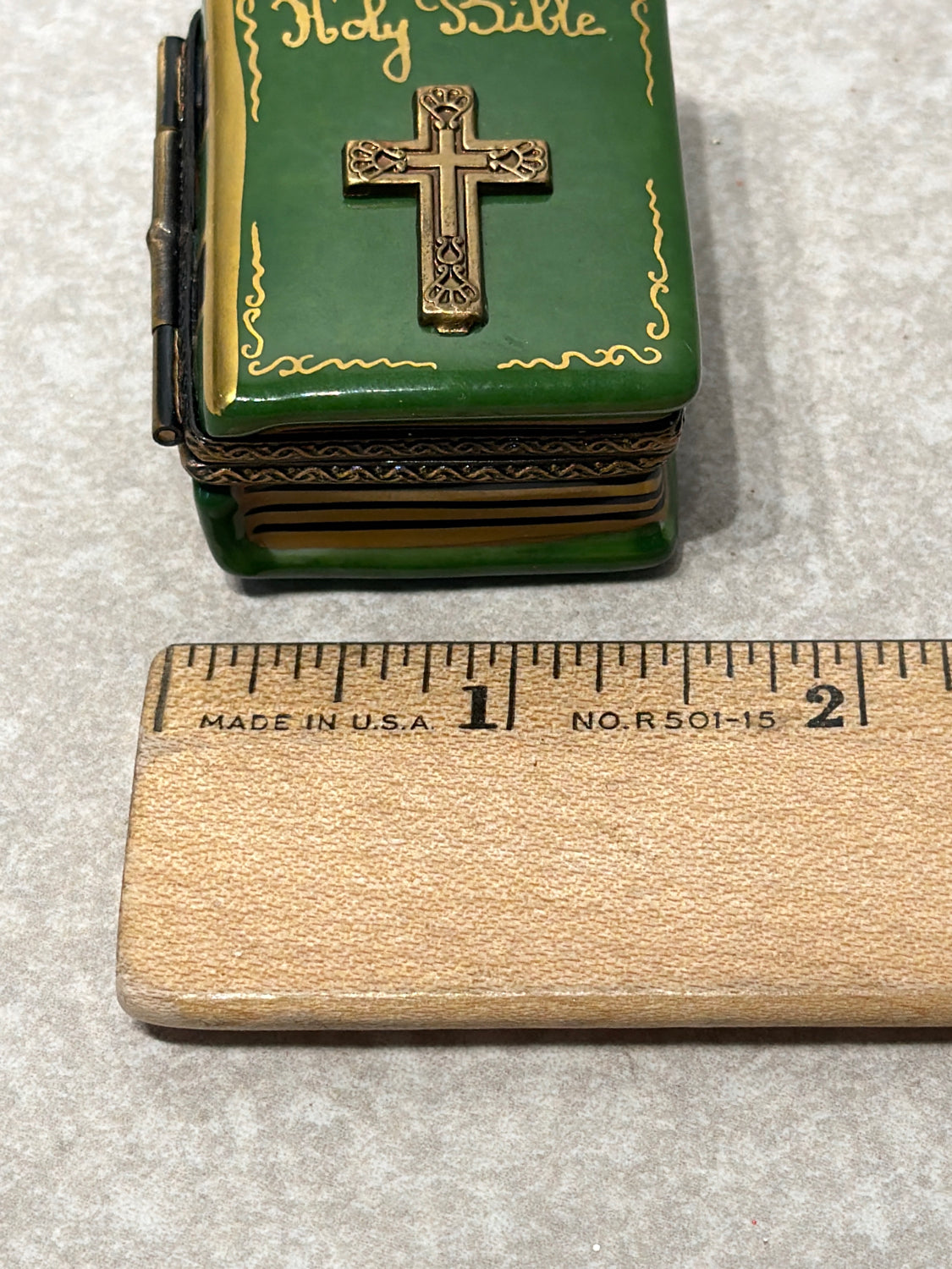 Limoges Holy Bible Trinket