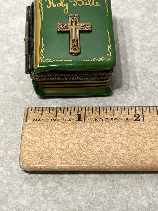 Limoges Holy Bible Trinket
