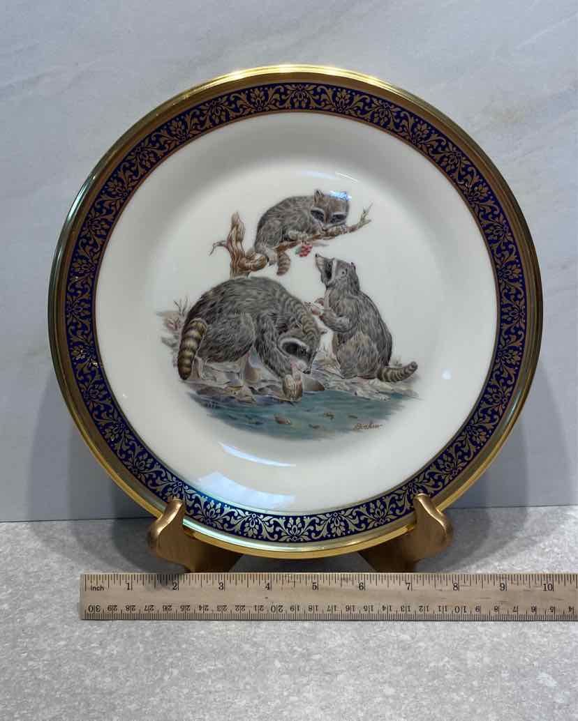 Lenox Raccoon Plate