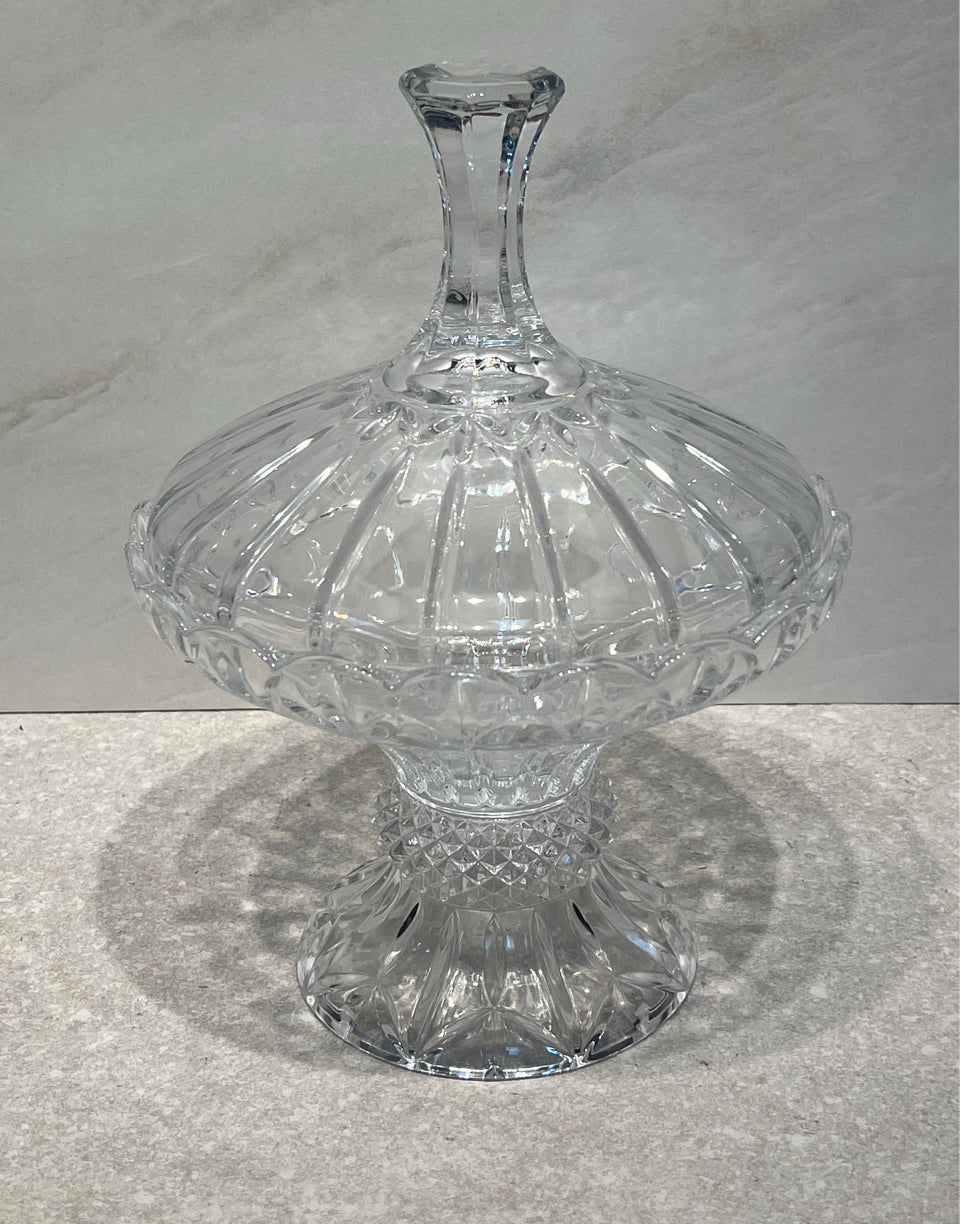 Covered Shannon Crystal Bowl