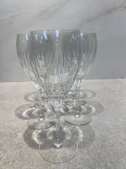 Set of 5 Christofle Wine Glasses
