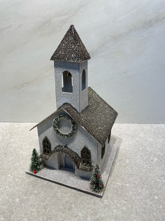Pottery Barn Glittery House