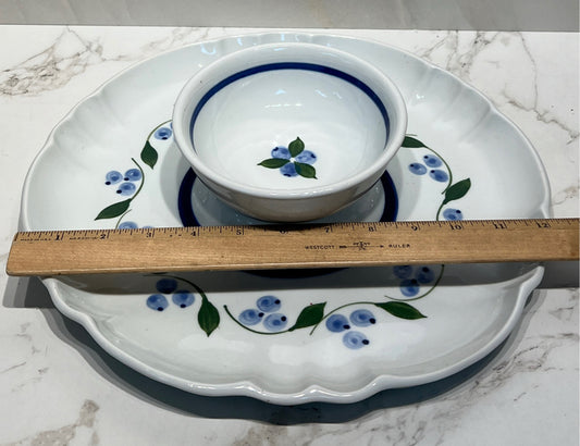 Sheepscott Pottery 2-Piece Chip and Dip