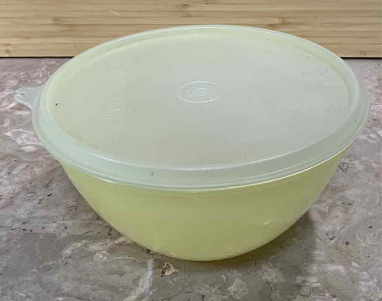 Covered Tupperware Bowl