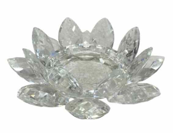 Crystal Lotus Candleholder