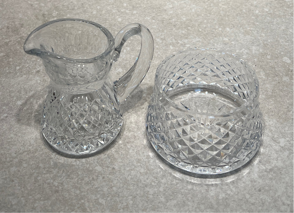 Waterford Sugar and Creamer