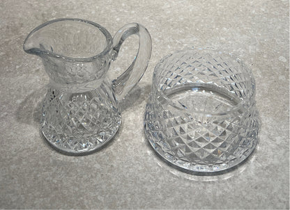 Waterford Sugar and Creamer