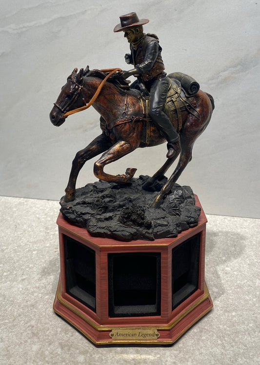 John Wayne Zippo Lighter Display - as is