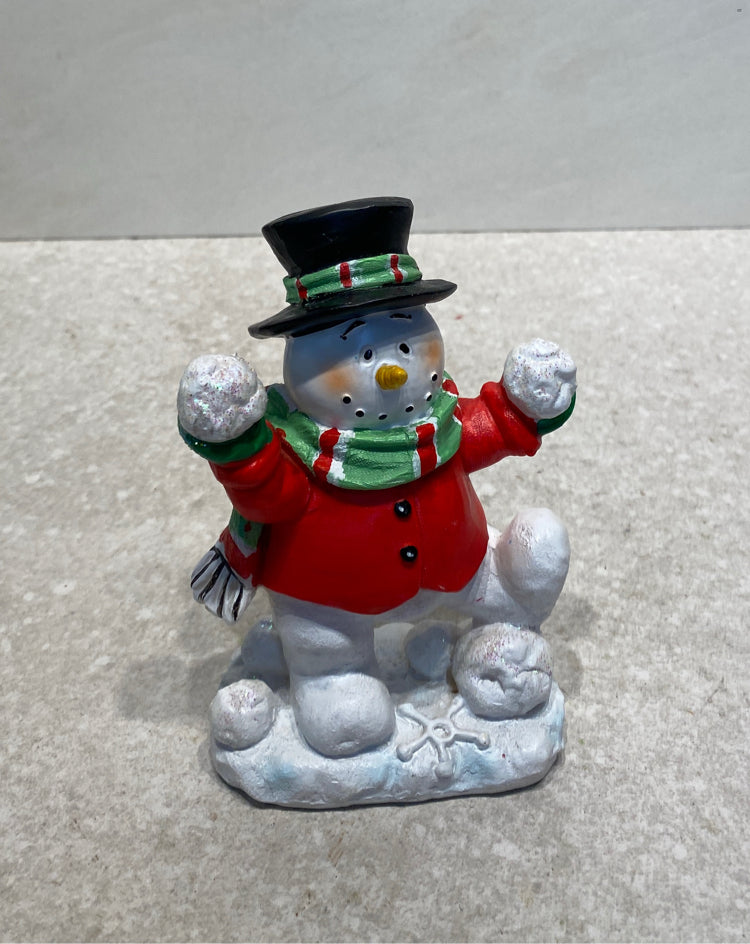 Christmas Snowman Figurine
