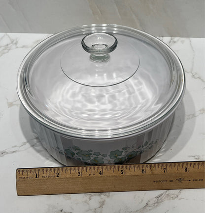 Covered Corning Ware Dish