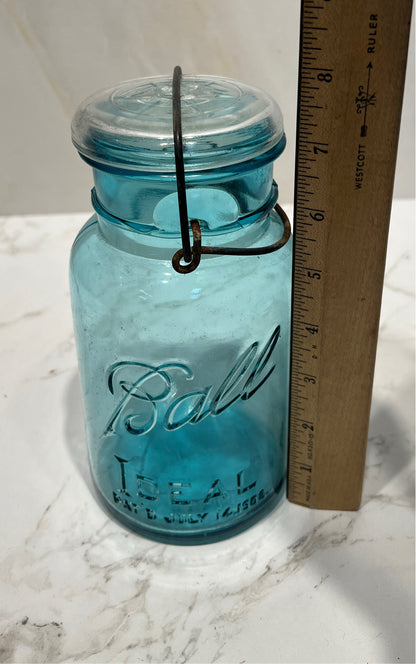 Blue Canning Jar
