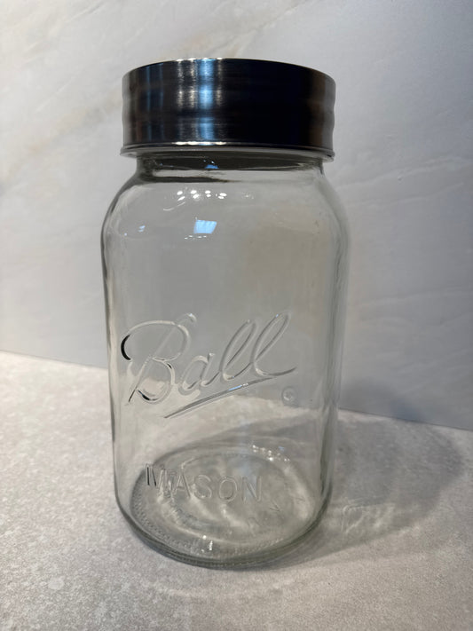 Covered Ball Jar