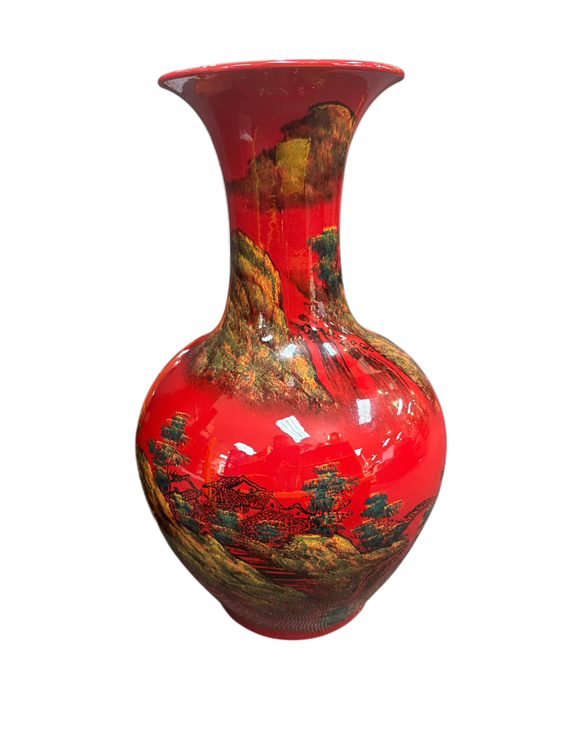 Large Asian Style Vase