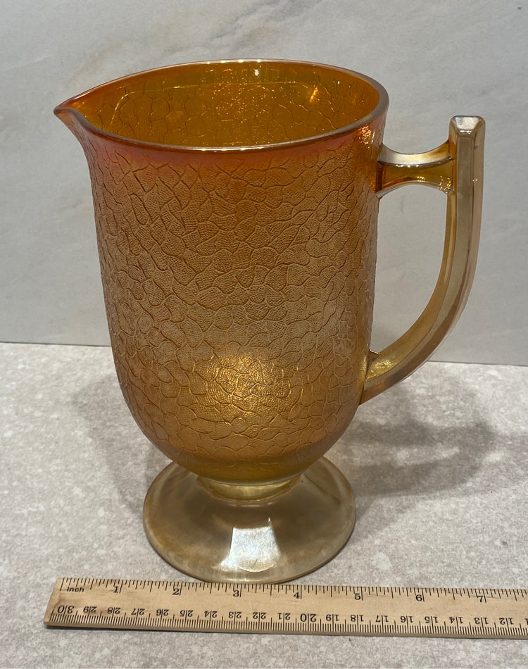 Carnival Glass Pitcher